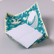 Load image into Gallery viewer, Fig &amp; Feather Pigeon, Folding Letter Set – Pack of 6 Letters

