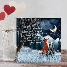 Load image into Gallery viewer, A Little Time - Greeting Card From Fox Under The Moon: Individual cello wrapping
