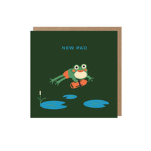 Load image into Gallery viewer, New Home Card – New Pad Frog Edition: Nested
