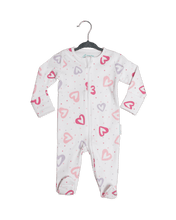 Load image into Gallery viewer, Baby Mac Organic Cotton Sleepsuit-Heart: Heart / 3-6 months
