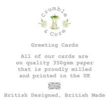 Load image into Gallery viewer, Baby Girl Greeting Card - Cute Bunny Design | Luxury Printed Card UK: 12 x 12 cm
