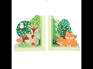 Woodland animals bookends