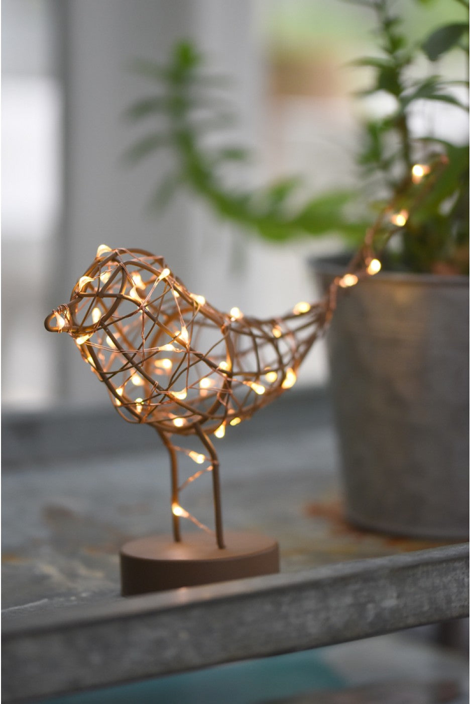 LED Table Robin Bronze