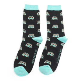 Mr Sparrow socks - Campers Black