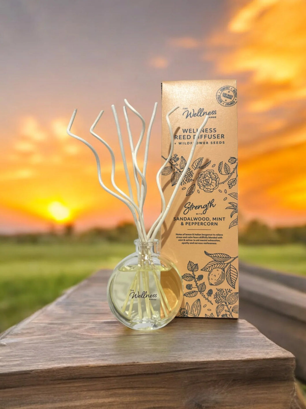 Wellness - Strength-Sandalwood,Mint & Peppercorn Diffuser