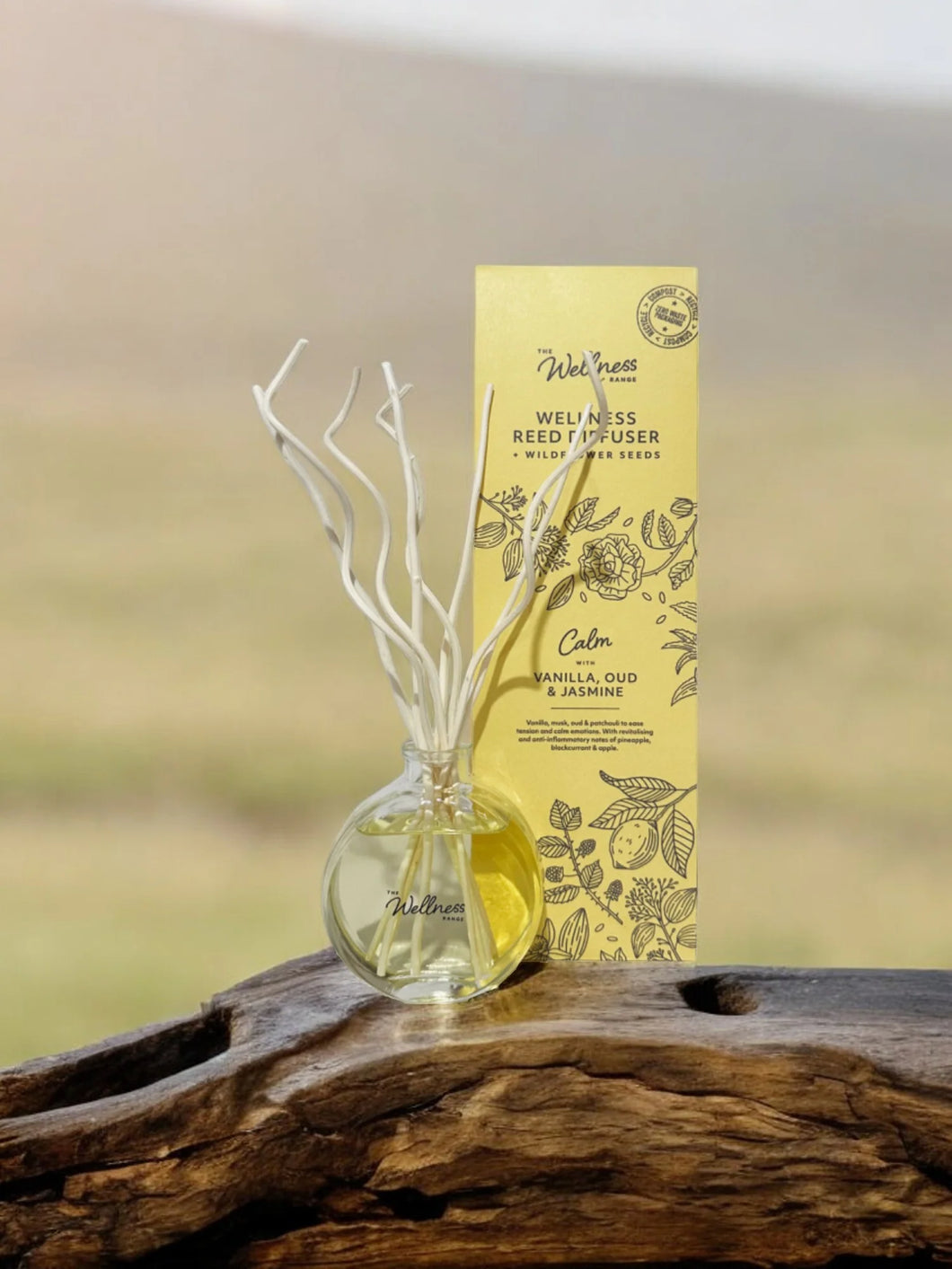 Wellness - Calm -Vanilla,Oud & Jasmine Diffuser
