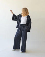 Load image into Gallery viewer, Chalk Faith Kimono - Gun Metal
