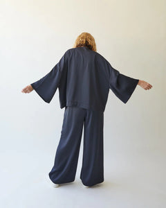 Chalk Faith Kimono - Gun Metal