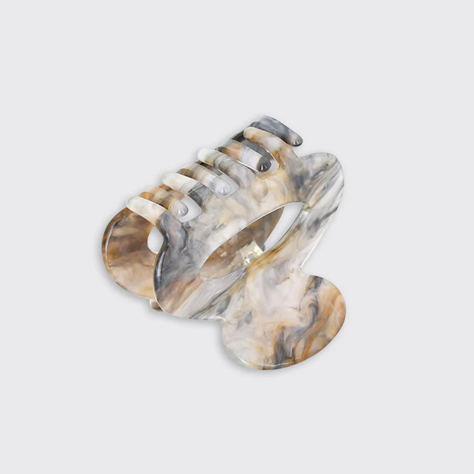 Lizzy Small Claw Clip - Graphite