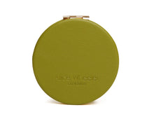 Load image into Gallery viewer, Alice Wheeler - Lime - Round Compact Mirror
