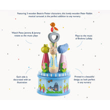 Load image into Gallery viewer, Peter Rabbit Music Carousel
