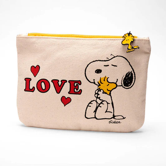 Snoopy Love Cotton pouch