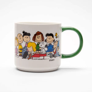 Snoopy Peanuts love mug gang & house