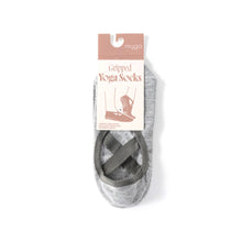 Load image into Gallery viewer, Backless Cross-Strap Gripped Yoga Socks – Non-Slip.: Black
