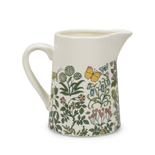 Load image into Gallery viewer, Ceramic Jug Pitcher Voysey Botanical Garden Wildlife
