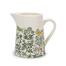 Load image into Gallery viewer, Ceramic Jug Pitcher Voysey Botanical Garden Wildlife
