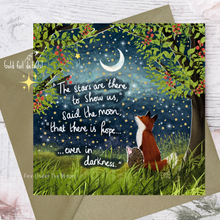 Load image into Gallery viewer, There Is Hope - Greeting Card From Fox Under The Moon: Individual cello wrapping
