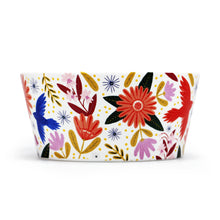 Load image into Gallery viewer, Ceramic Bowl Floral Flowers Positive Uplifting Message
