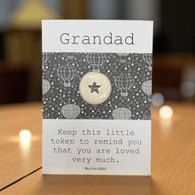 Load image into Gallery viewer, Grandad Ceramic Pocket Token Pocket Hug and Card
