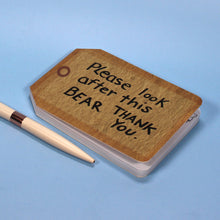 Load image into Gallery viewer, Pocket Notebook Shaped - Paddington Tag
