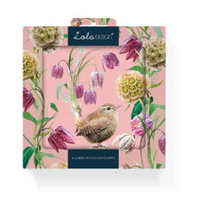 Load image into Gallery viewer, Wren Pattern Blank Card pack
