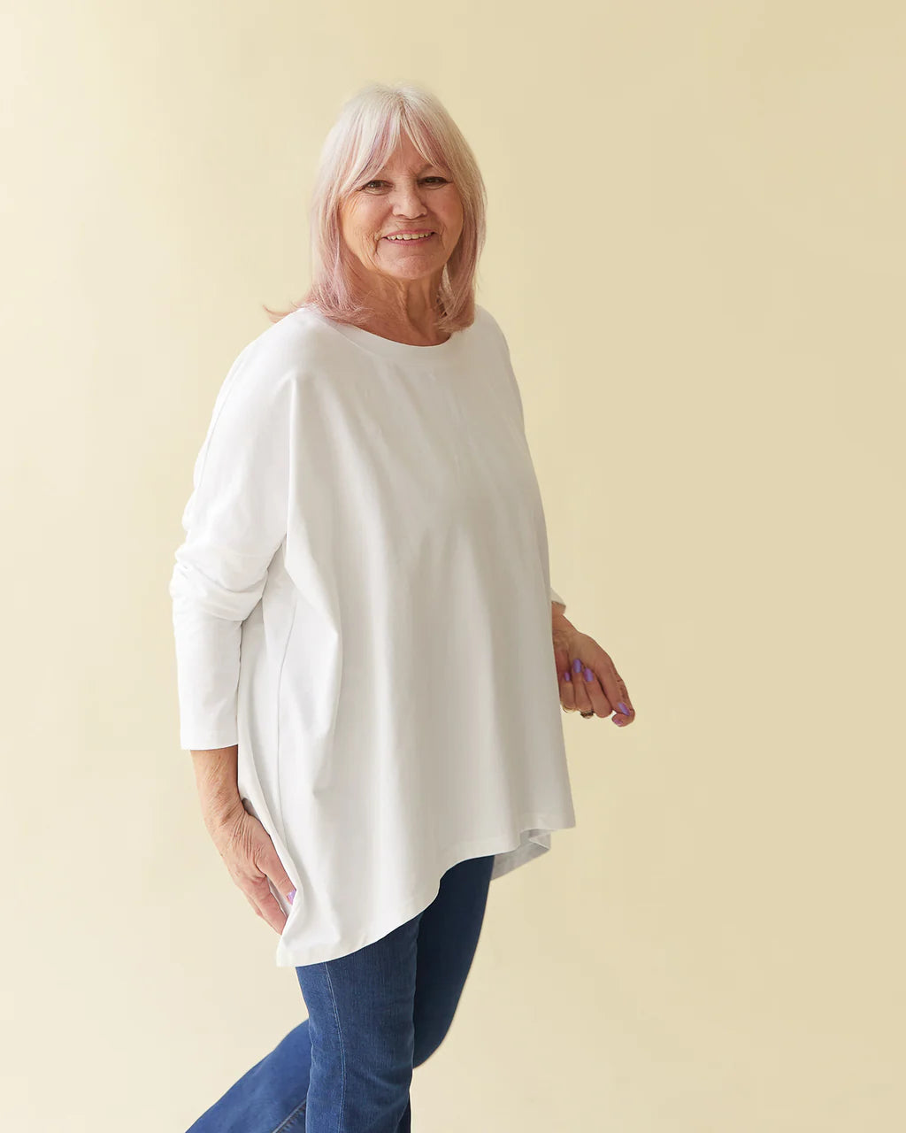 Chalk - Olivia Top White Star