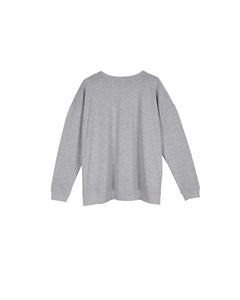 Chalk - Lulu Sweatshirt Marl Grey