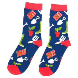 Miss Sparrow socks - Gardening Gear Navy