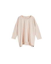 Load image into Gallery viewer, Chalk - New Bryony Longer Stripe Top White Dusky Pink
