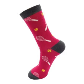Mr Heron socks - Tennis Red