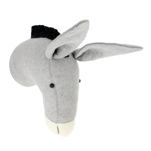 Fiona Walker England Felt Donkey Head