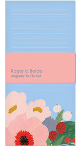 Roger la Borde - magnetic memo pad big pink