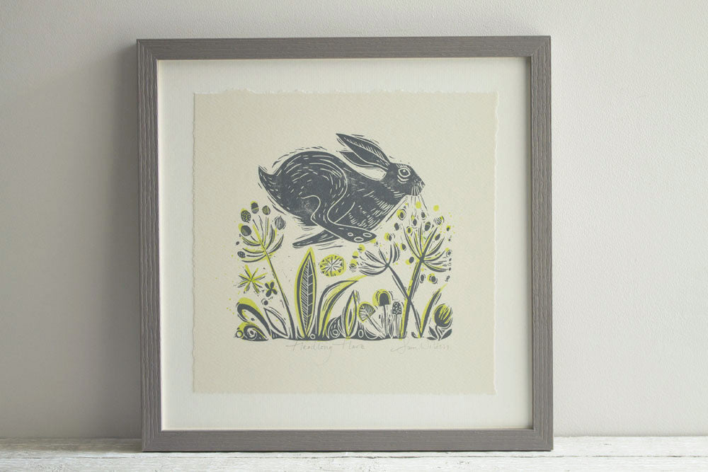 Sam Wilson - Headlong Hare Art Print (unframed)