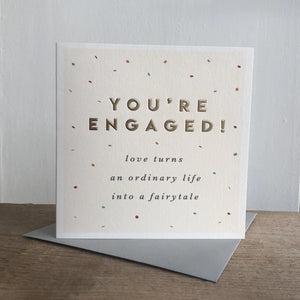 You’re engaged card