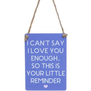 Metal sign - Little Reminder