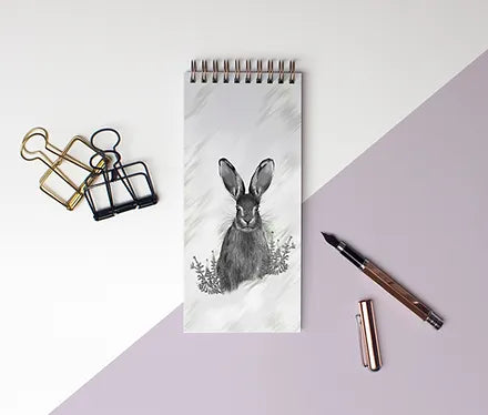 Rhianne Sian - ringbinder notepad - heather hare
