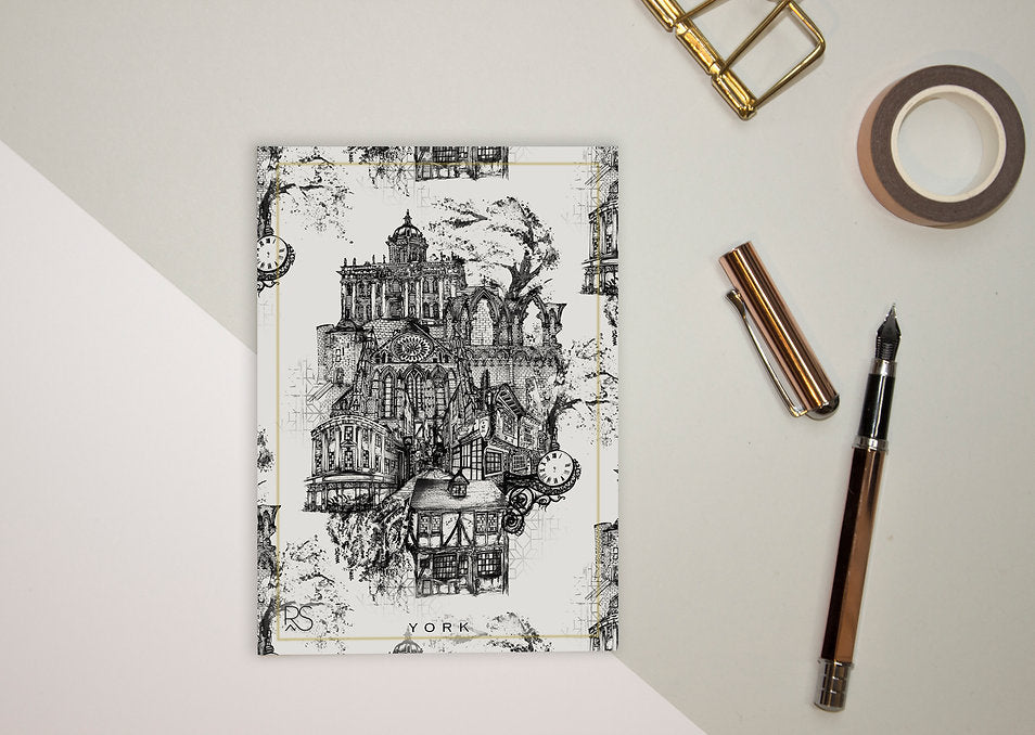 Rhianne Sian postcard  -  York