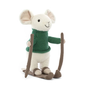 Jellycat - Merry Mouse -Skiing