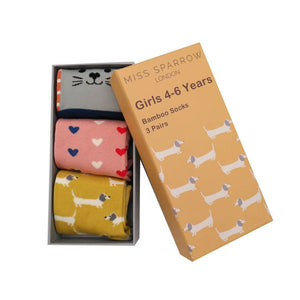 Miss sparrow - sock box - cats and dogs