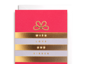 With Love & Kisses Card