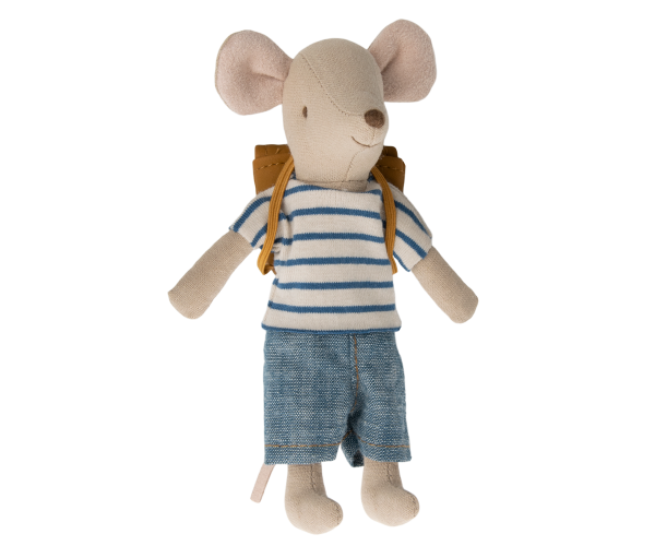 Maileg - tricycle mouse - big brother with bag