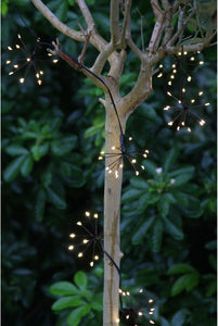 Starburst Light Chain Black (Mains Plug In)